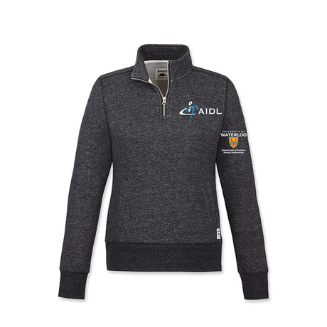 Picture of Advanced Interface Design Lab (AIDL) Quarter-Zip Ladies Fit - Black