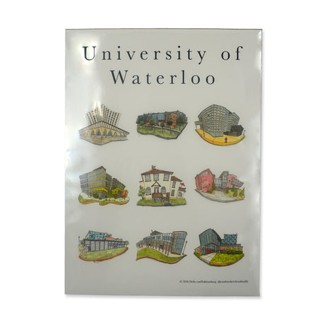 Picture of UWaterloo Campus Buildings Print