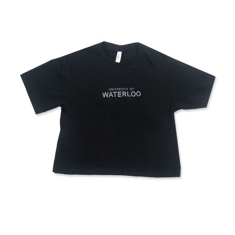 Picture of UWaterloo Boxy Tee - Black