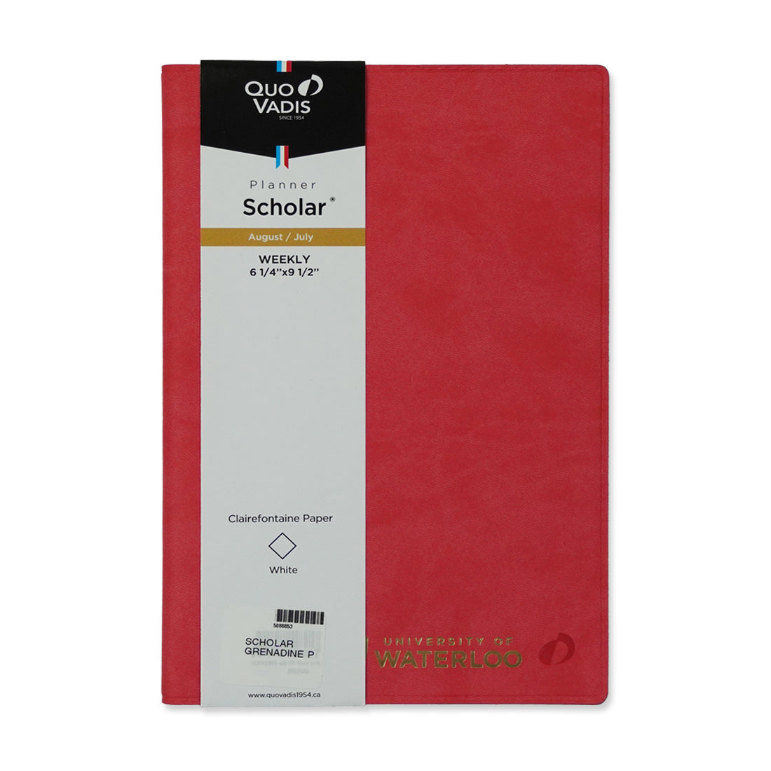 Picture of UWaterloo Quo Vadis Scholar Academic Agenda - Pink