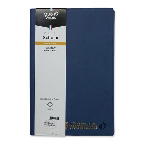 Picture of UWaterloo Quo Vadis Note 21 Academic Agenda - Blue