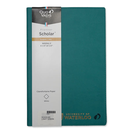 Picture of UWaterloo Quo Vadis Note 21 Academic Agenda - Light Green