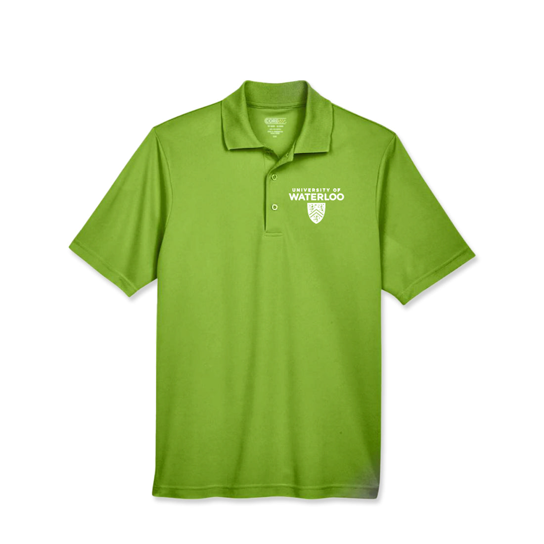 Picture of UWaterloo Unisex Staff Polo - AcidGreen