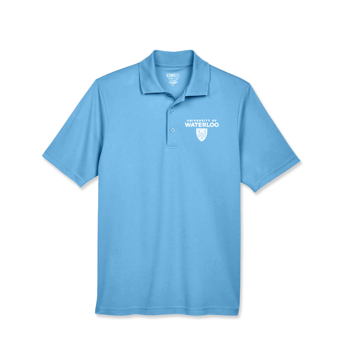 Picture of UWaterloo Unisex Staff Polo - ColumbiaBlue