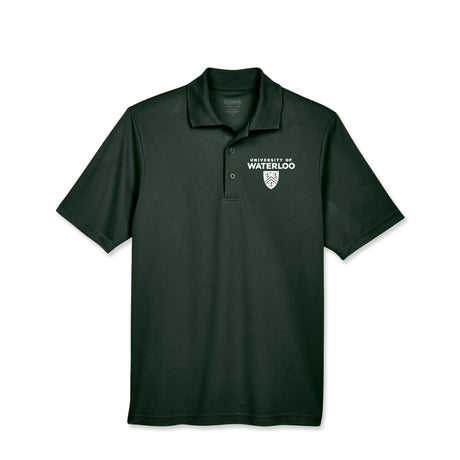 Picture of UWaterloo Unisex Staff Polo - ForestGreen