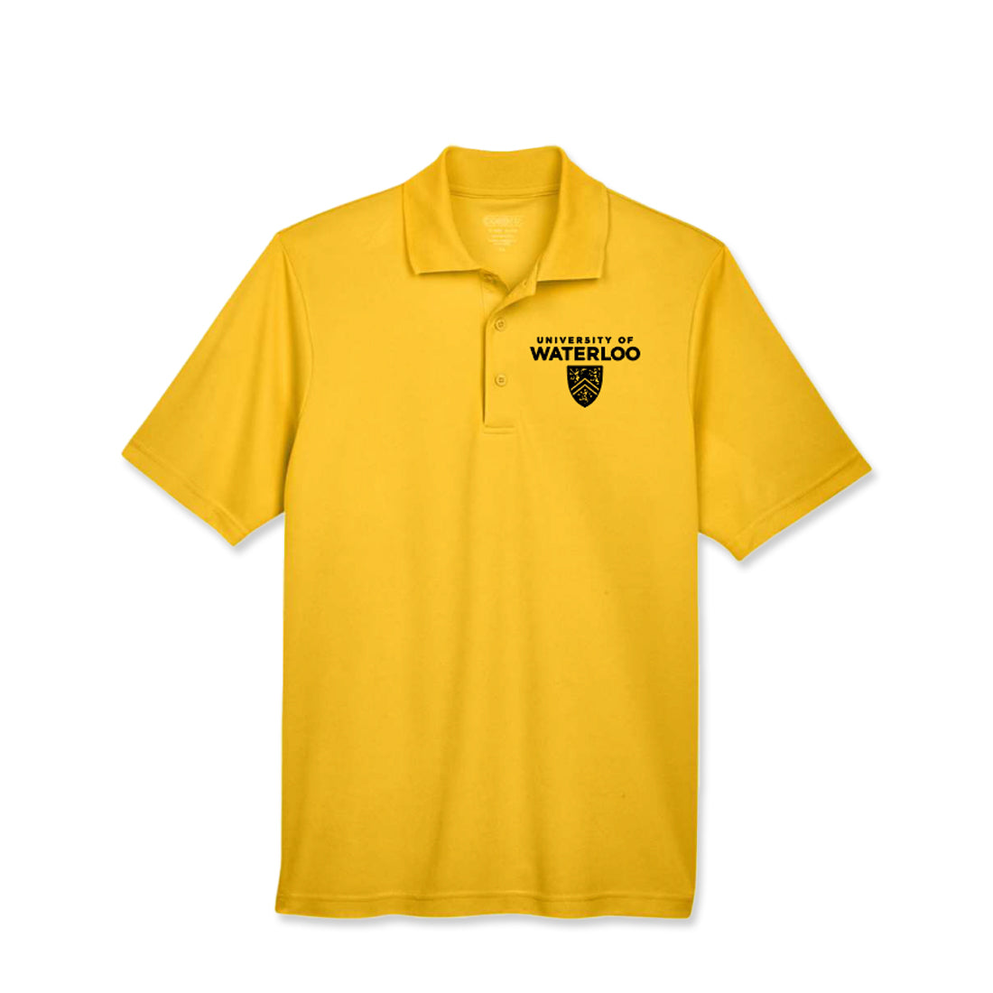 Picture of UWaterloo Unisex Staff Polo - Gold