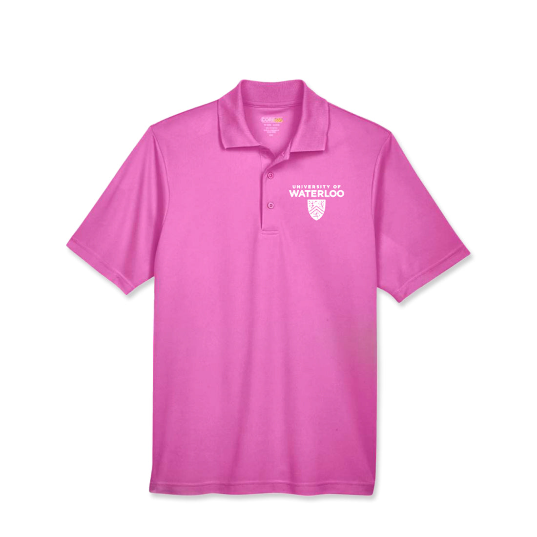 Picture of UWaterloo Unisex Staff Polo - Pink