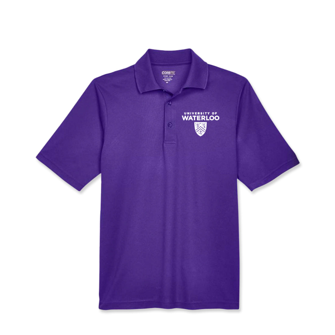 Picture of UWaterloo Unisex Staff Polo - Purple