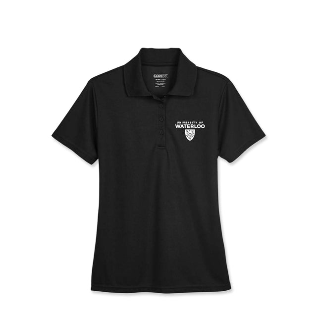 Picture of UWaterloo Ladies Staff Polo - Black