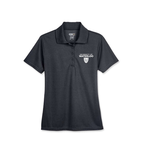 Picture of UWaterloo Ladies Staff Polo - Carbon
