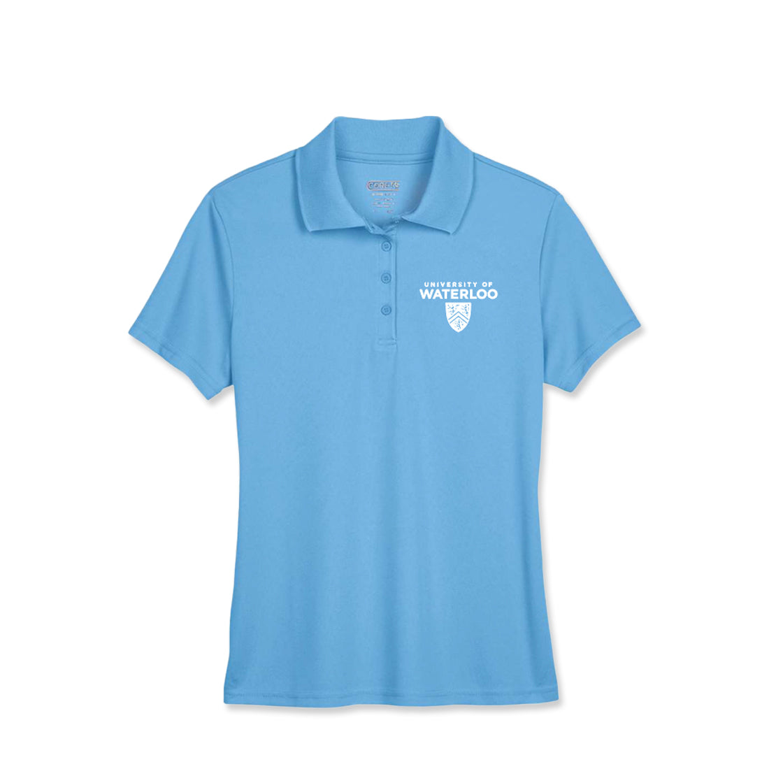 Picture of UWaterloo Ladies Staff Polo - ColumbiaBlue