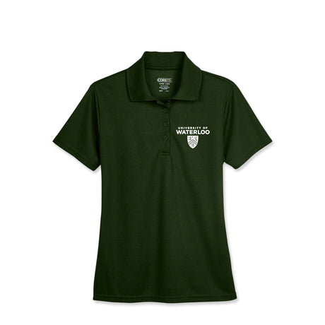 Picture of UWaterloo Ladies Staff Polo - ForestGreen