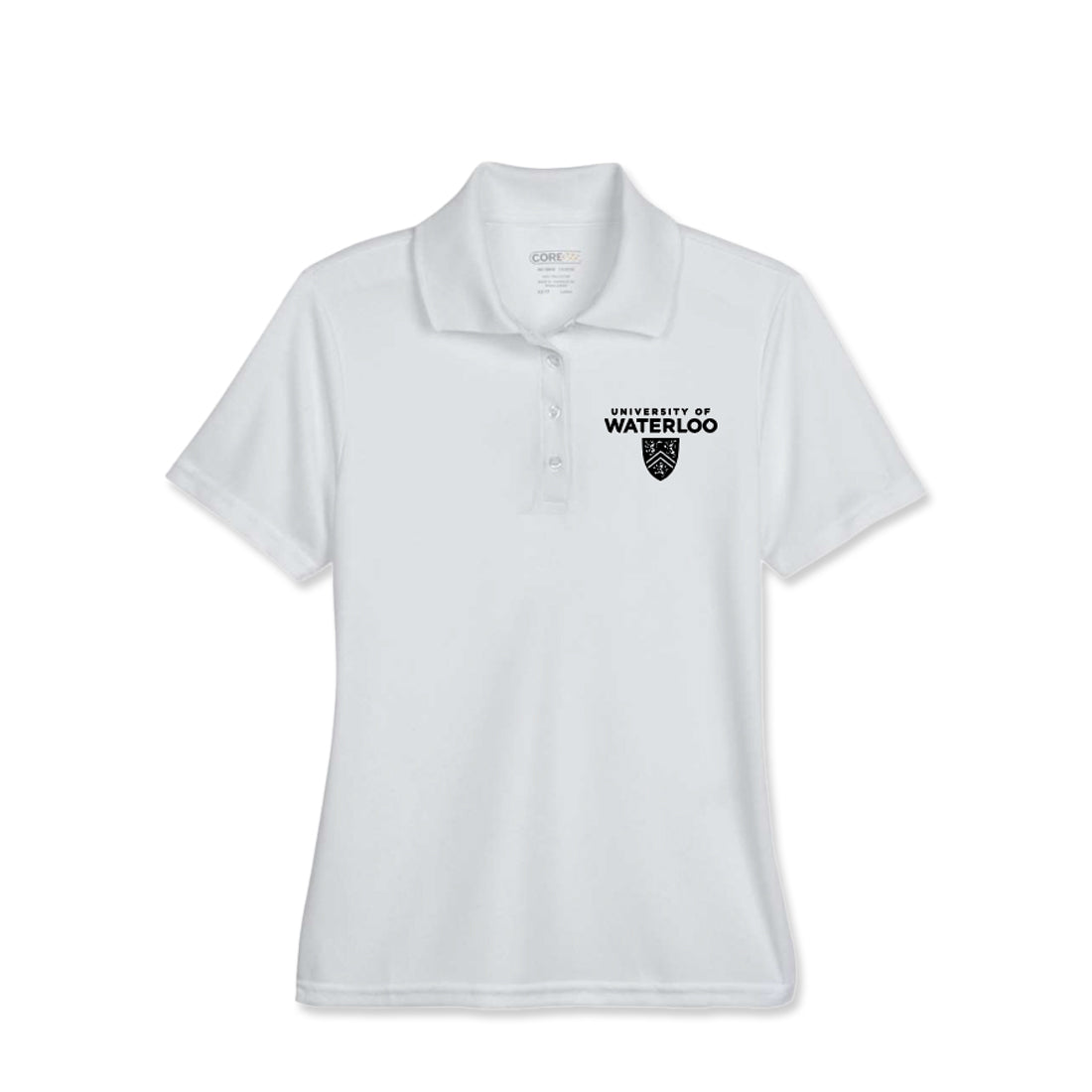 Picture of UWaterloo Ladies Staff Polo - Platinum