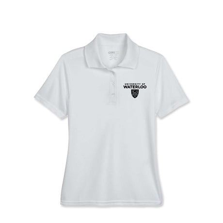 Picture of UWaterloo Ladies Staff Polo - Platinum