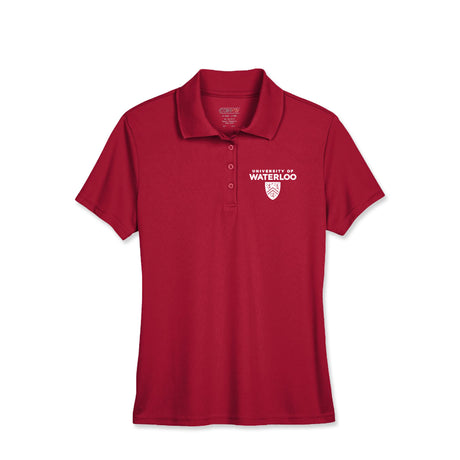Picture of UWaterloo Ladies Staff Polo - Red