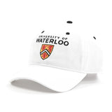 Picture of UWaterloo Pukka Baseball Hat with Full-Colour Logo Colour: White