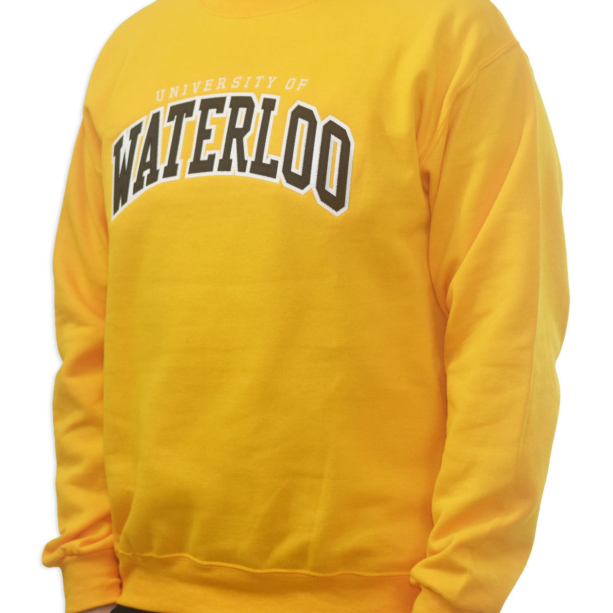 Alternate view of UWaterloo Classic Crewneck Colour: Gold