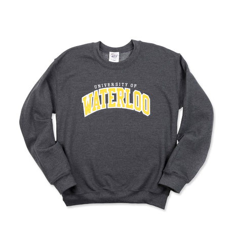Picture of UWaterloo Classic Crewneck Colour: Athletic Grey