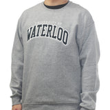 Alternate view of UWaterloo Classic Crewneck Colour: Athletic Grey