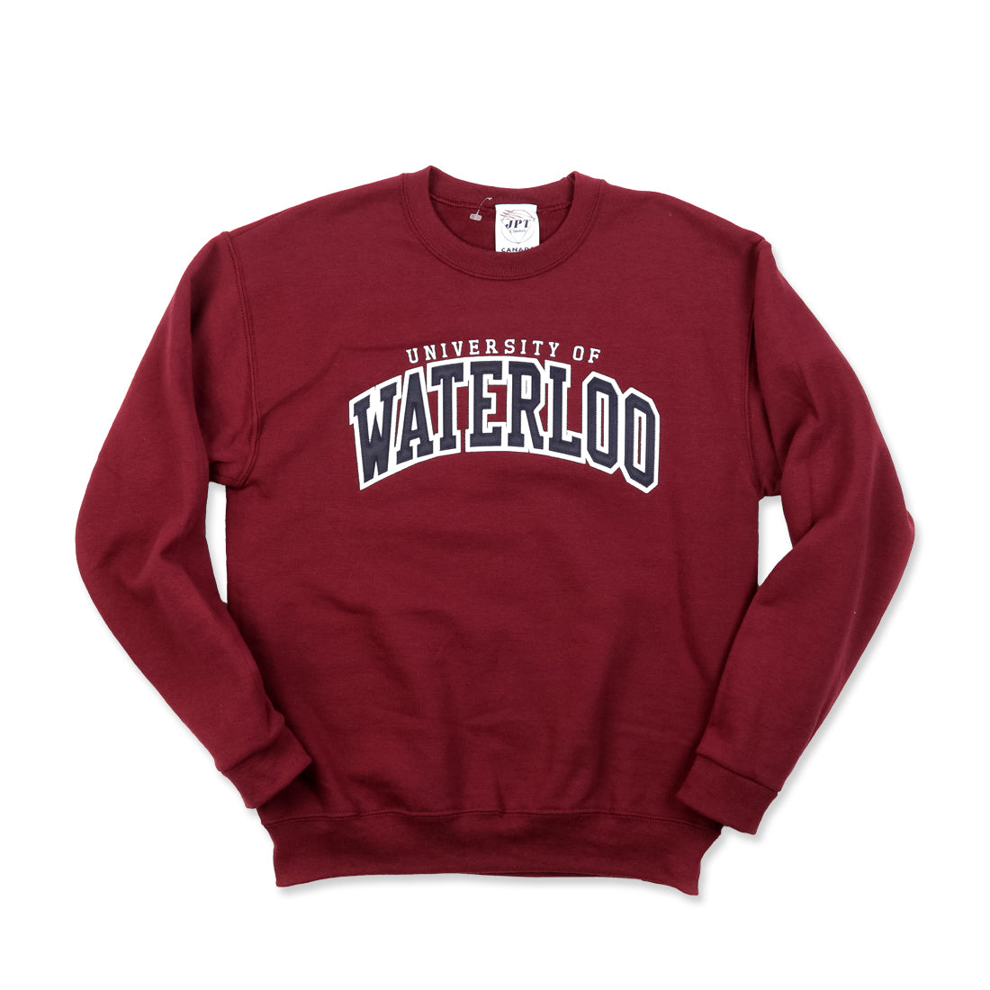 Picture of UWaterloo Classic Crewneck Colour: Maroon