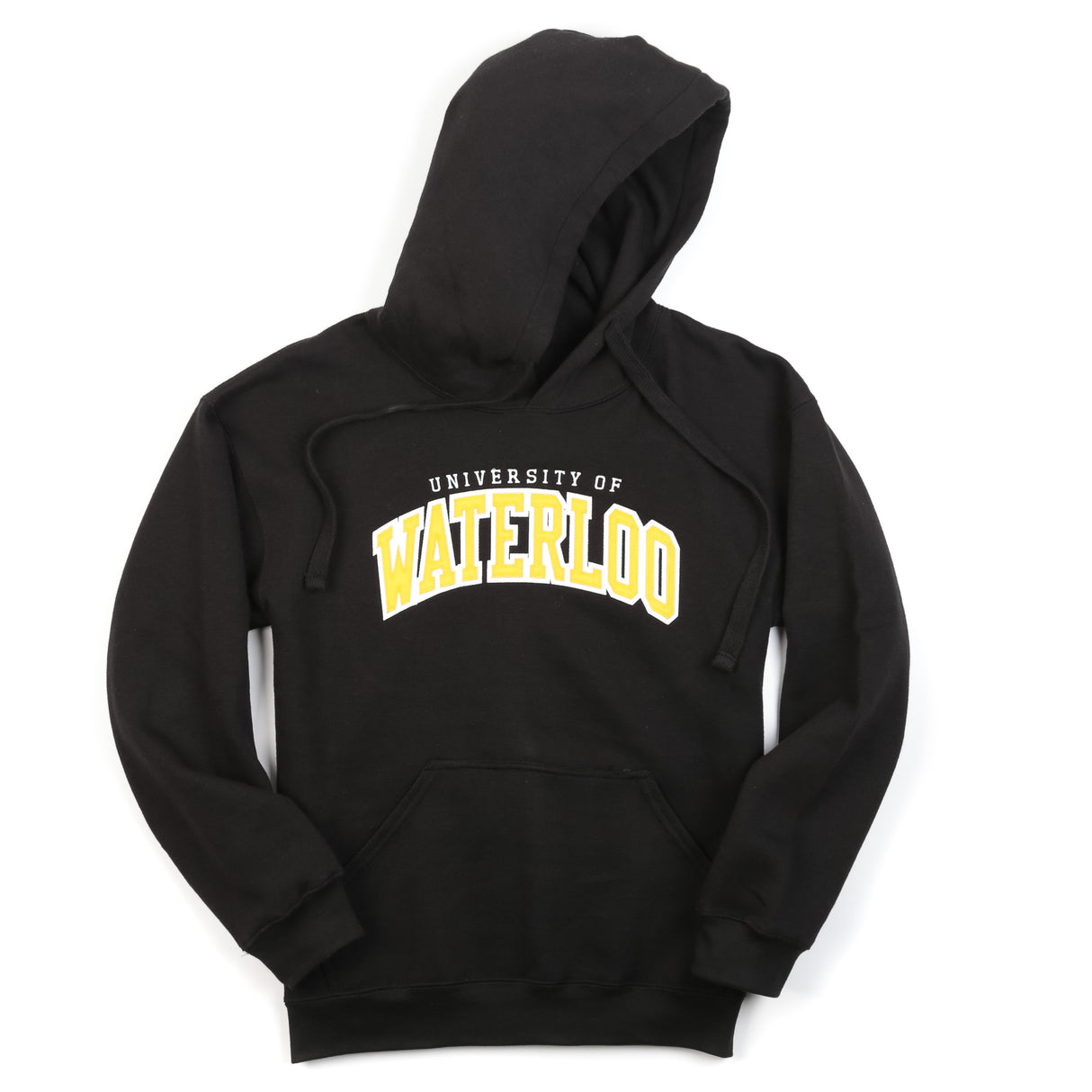 Picture of UWaterloo Classic Hoodie Colour: Black