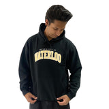 Alternate view of UWaterloo Classic Hoodie Colour: Black