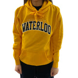 Alternate view of UWaterloo Classic Hoodie Colour: Gold
