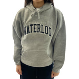 Alternate view of UWaterloo Classic Hoodie Colour: Grey