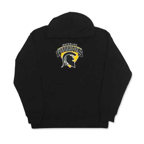 Picture of Waterloo Warriors Hoodie - Twill - Black