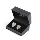 Picture of UWaterloo Cufflinks Shield - Metallic Silver