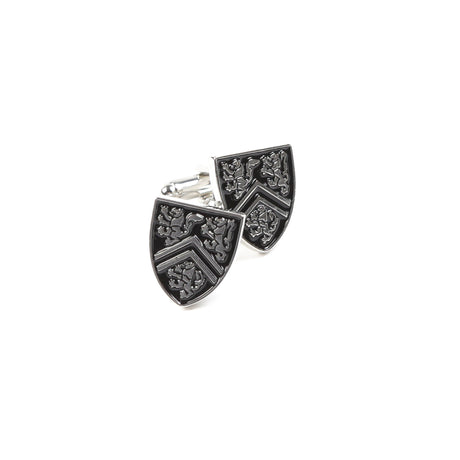 Alternate view of UWaterloo Cufflinks Shield Colour: Metallic Silver