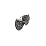 Picture of UWaterloo Cufflinks Shield - Metallic Silver