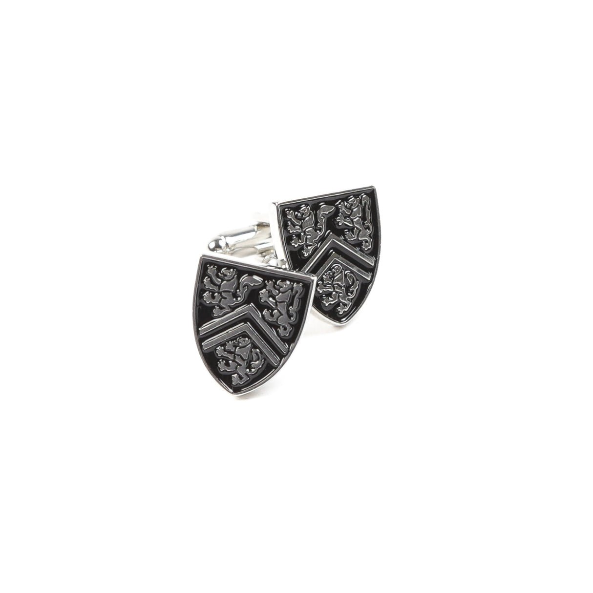 Alternate view of UWaterloo Cufflinks Shield Colour: Metallic Silver