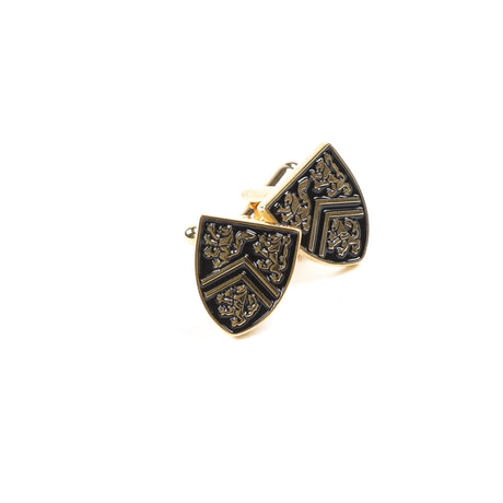 Alternate view of UWaterloo Cufflinks Shield Colour: Gold