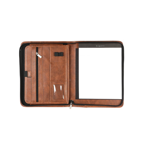 Alternate view of UWaterloo Bugatti Writing Case - Vegan Leather Colour: Light Brown