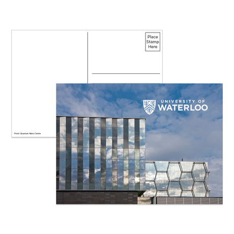 Picture of UWaterloo Postcard Cover rt: Quantum ano Centre