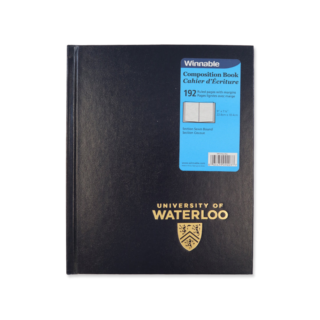 Picture of UWaterloo Composition Book Colour: Dark Blue