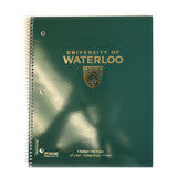 Picture of UWaterloo 1 Subject Notebook Colour: Dark Green