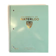 Picture of UWaterloo 1 Subject Notebook Colour: Light Green