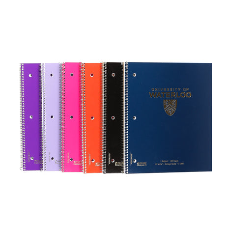Picture of UWaterloo 1 Subject Notebook Colour: Light Green