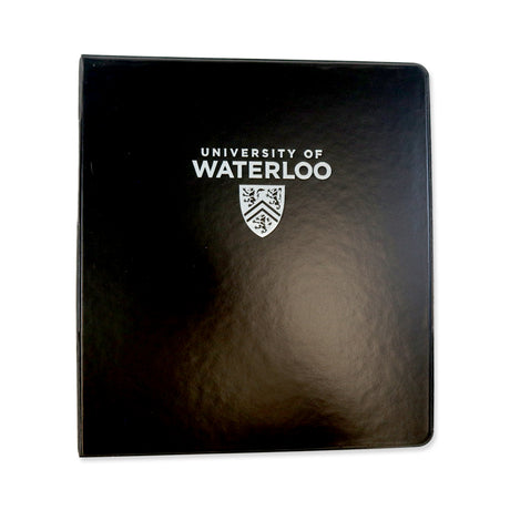 Picture of UWaterloo 1-Inch Binder Colour: Black