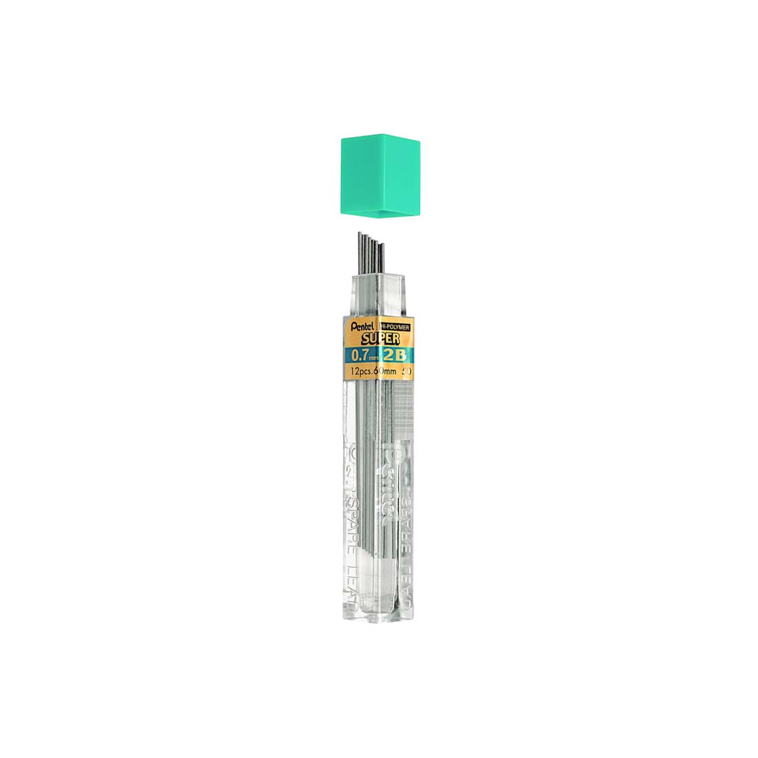 Picture of Pentel Lead 0.7mm 12 pack Lead Hardness: 2B