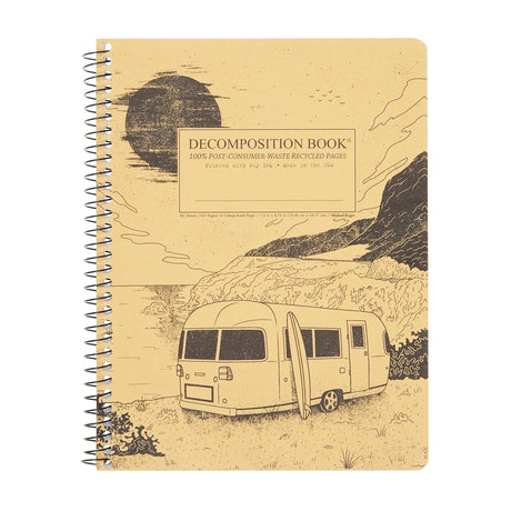 Picture of Decomposition Notebook - Coil - Lined Cover Art: Big Sur