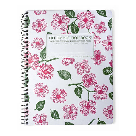 Picture of Decomposition Notebook - Coil - Lined Cover Art: Dogwood