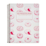 Picture of Decomposition Notebook - Coil - Lined Cover Art: Donut Time