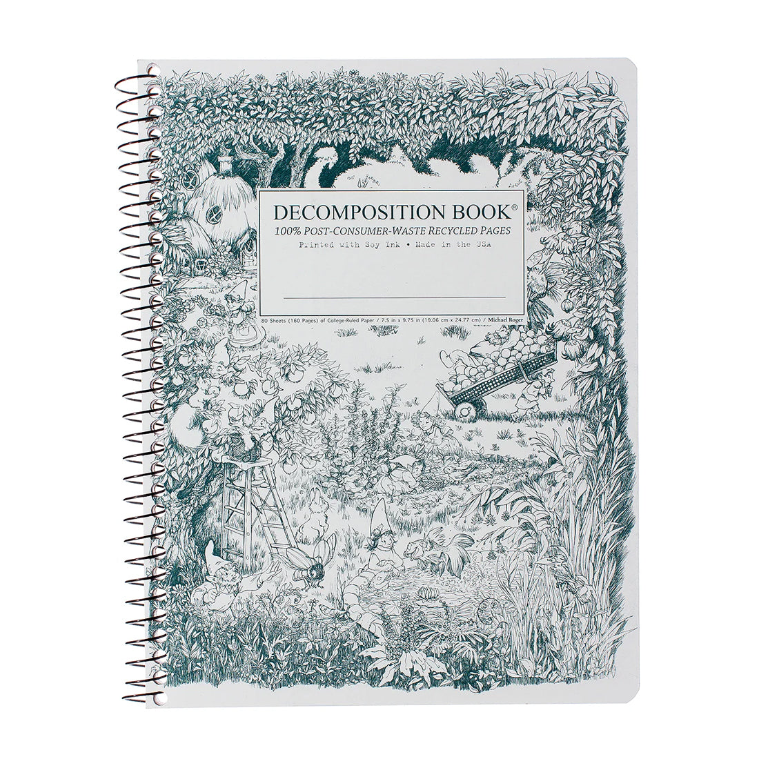 Picture of Decomposition Notebook - Coil - Lined - GardeningGnomes