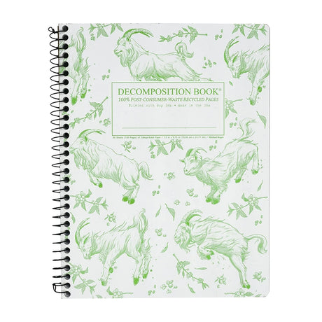 Picture of Decomposition Notebook - Coil - Lined Cover Art: Goatbook