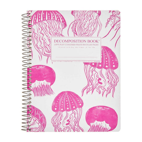Picture of Decomposition Notebook - Coil - Lined Cover Art: Jellyfish