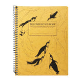 Picture of Decomposition Notebook - Coil - Lined Cover Art: King Penguins