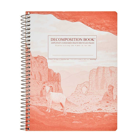 Picture of Decomposition Notebook - Coil - Lined Colour: Brown